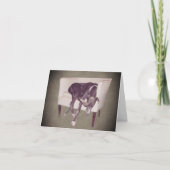 Slapen op een stoel  noot Kaart (Voorkant)