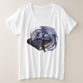 Slapen op Grimoire, Magische Draak Grote Maat T-shirt