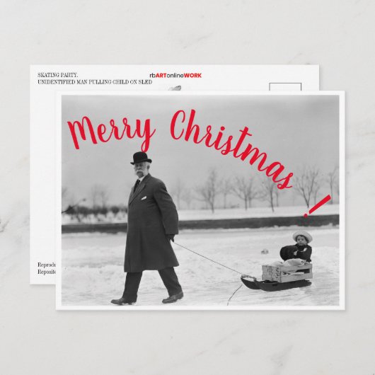 Slapen op ijs briefkaart (Voorkant / Achterkant)