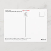 Slapen op ijs briefkaart (Achterkant)