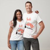 Slapen op sushi t-shirt (Unisex)