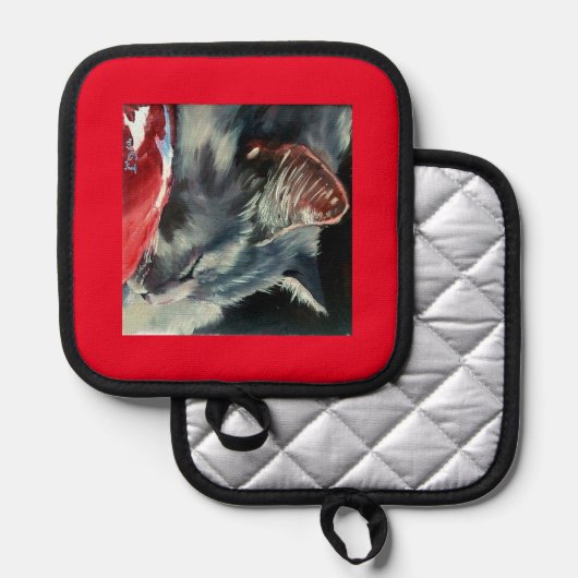 Slapen op zonnige ochtend Oven Mitts & Pot Holders Pannenlap (Voorkant / Achterkant)