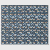 Slapen Puppies: Good Night Pattern Cadeaupapier (Vlak)
