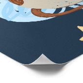 Slapen Puppies: Good Night Pattern Poster (Hoek)