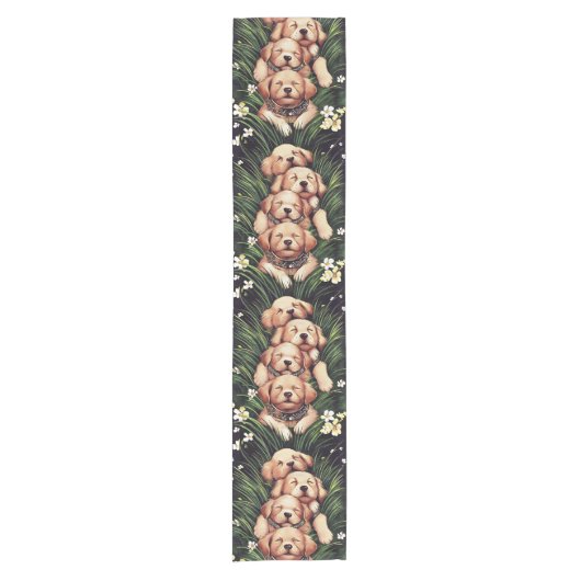 Slapen Puppies Tafelloper (Voorkant)