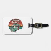 Slapen rond camper bagagelabel (Voorkant horizontaal)