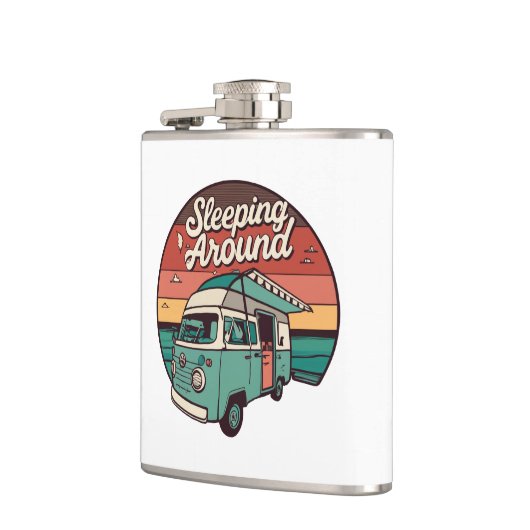 Slapen rond camper heupfles (Links)