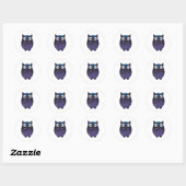Slapen Ronde Sticker (Vel)