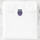 Slapen Ronde Sticker (Tas)