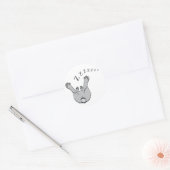SLAPEN RONDE STICKER (Envelop)