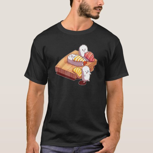Slapen Sushi, slaapwandelen Slapen Sushi T-shirt (Voorkant)