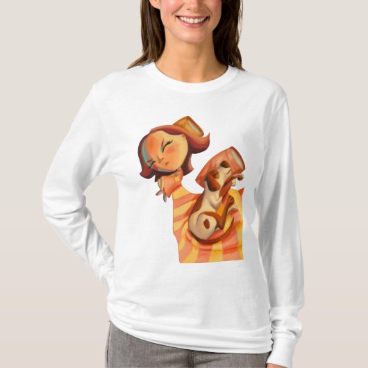 slapen t-shirt (Voorkant)