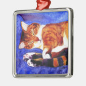 Slapen Tabby Kat Ornament (Links)