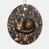 Slapen Tabby Kat Ornament (Links)