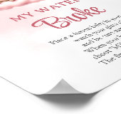 Slapen Teddy beer op wolk Mijn Water Broke spel Poster (Hoek)