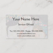 Slapen van moeder en kind visitekaartje (Achterkant)