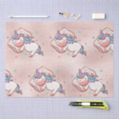 Slapen van pasta Unicorn Tissuepapier (Craft)