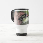 Slapen van suikerglider in mandje reisbeker (Voorkant links)