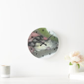 Slapen van suikerglider in mandje ronde klok (Huis)