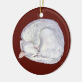 Slapen Witte schilderkunst Keramisch Ornament (Links)