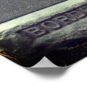 'Slapend Awhile' Lizzie Borden Dog Headstone Poster (Hoek)