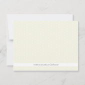  slapend Baby shower Kaart (Achterkant)