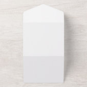 Slapend Beer Cub Floral Baby shower Book Request All In One Uitnodiging (Buitenkant)