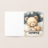 SLAPEND BEER FOLIE KAARTEN (Binnen)