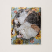 Slapend Calico Legpuzzel (Verticaal)