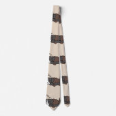 Slapend Dog Australian Shepherd Dierenvriend ZZZ Stropdas (Voorkant)