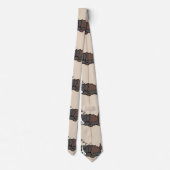 Slapend Dog Australian Shepherd Dierenvriend ZZZ Stropdas (Achterkant)