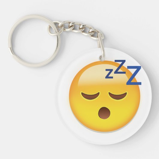 Slapend Face Emoji Sleutelhanger (Voorkant)