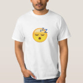 Slapend Face Emoji T-shirt (Voorkant)
