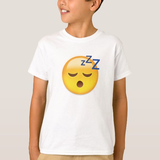 Slapend Face Emoji T-shirt (Voorkant)