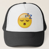 Slapend Face Emoji Trucker Pet (Voorkant)