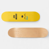 Slapend Gezicht Persoonlijk Skateboard (Horizontaal)