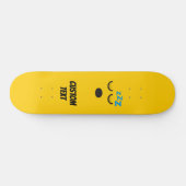 Slapend Gezicht Persoonlijk Skateboard (Horizontaal)