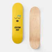 Slapend Gezicht Persoonlijk Skateboard (Voorkant)