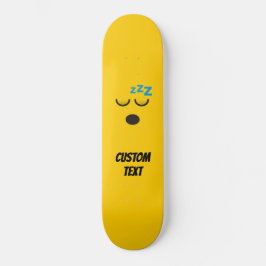 Slapend Gezicht Persoonlijk Skateboard