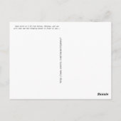 Slapend Giant met een blauwe hemel en wolken Briefkaart (Achterkant)