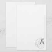 slapend Kat Briefpapier papier (Voorkant / Achterkant)