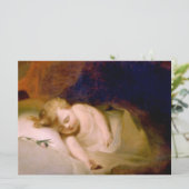Slapend kind (door Thomas Sully) Kaart (Staand voorkant)