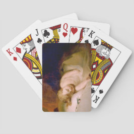 Slapend kind (door Thomas Sully) Pokerkaarten