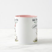 slapend konijn mok (Midden)