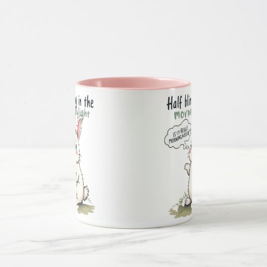 slapend konijn mok (Midden)