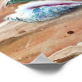 Slapend Mermaid Baby Poster (Hoek)