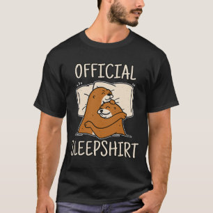 Slapend Otter is perfect voor otter slapen T-shirt
