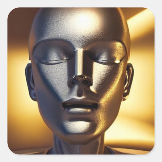 Slapende Android Sticker (Voorkant)