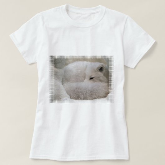 Slapende Arctische Fox T-shirt (Design voorkant)