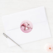 Slapende Baby Dragon Sticker (Envelop)